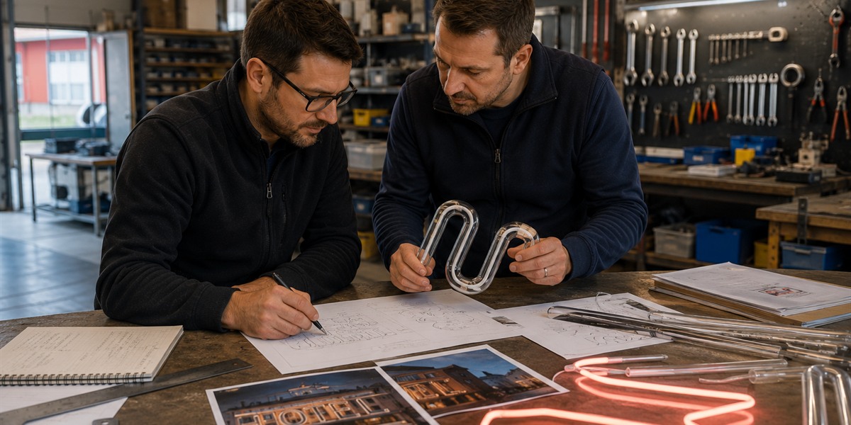 Sous-traitance néon pour enseignes lumineuses